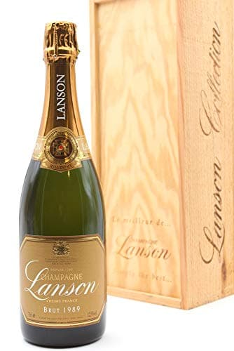 COFFRET BOIS LANSON BRUT 1989 Champagne 75cl