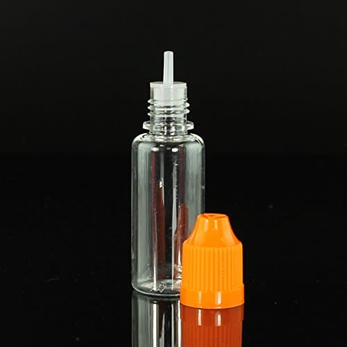 15ml Empty Plastic Childproof Cap E-juice E-liquid Dropper Bottle (5, Orange)