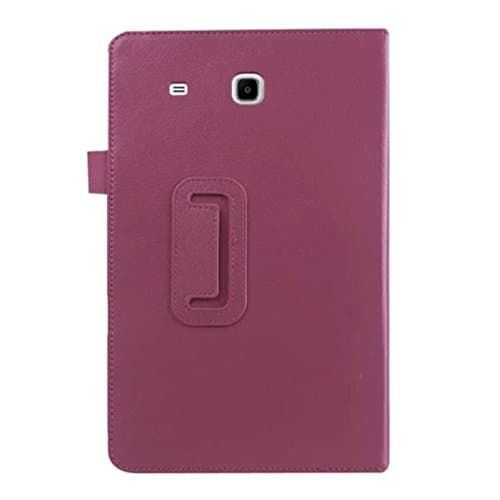 Iusun For Samsung Galaxy Tab E T560/T561 9.6inch Tablet Thinnest and Lightest Leather Cover Case +Tocuh Pen (Purple)