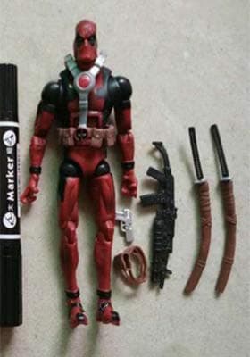 SAATAN Marvel Legends Deadpool Action Figure 7 inch PVC Xforce Xmen Hot Toys Antihero Figures Red Antihero Gift Collectible for Kids