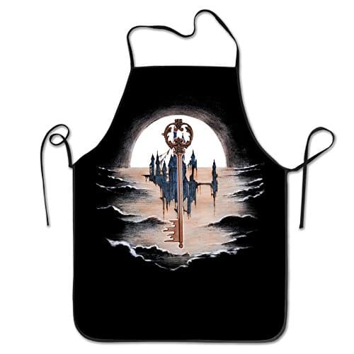 The Key Of Ghost Castle Adjustable Kitchen Apron For Cooking Baking Barbecue