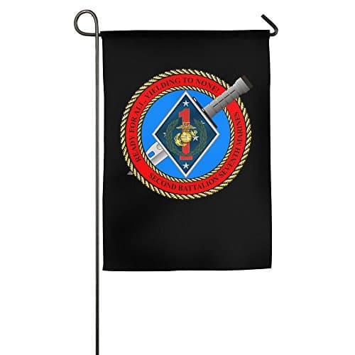 2nd Battalion, 7th Marines Decal Stiker 100% Polyester Fabric Game Flag 12x18"