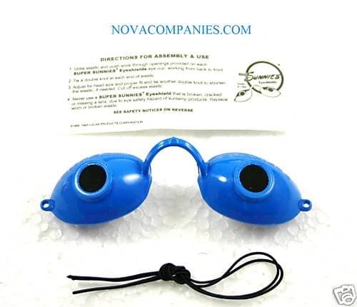 Tanning Bed Eyewear Sunnies Goggles protection BLUE