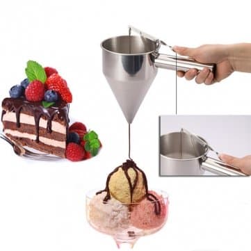 UR Bakeware Stainless Steel Funnel Octopus Balls Tools With Rack