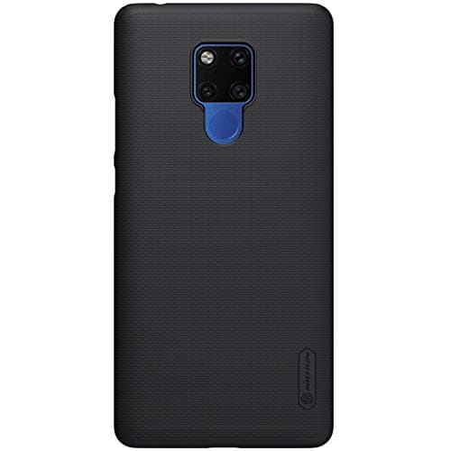 Huawei Mate 20 X Case,Huawei Mate 20 X Back Cover,OPDENK-Nillkin Frosted Shield Wear-Resistant Hard Cover Anti-skidding Shell Case Back Cover for Huawei Mate 20 X,Black