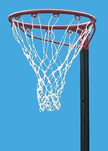 Harrods Competition Basketball & Netball Polythene White Nets Only - Pair