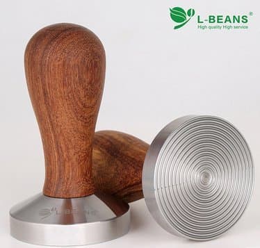 Coffee Tamper Machine 51mm Diameter Stainless Steel Flat (Bronze)