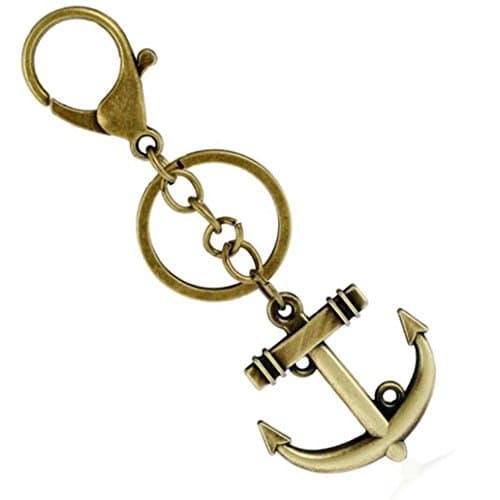Viawow Ship Anchor Bag Purse Charm Keychain Key Ring Chain(K202)