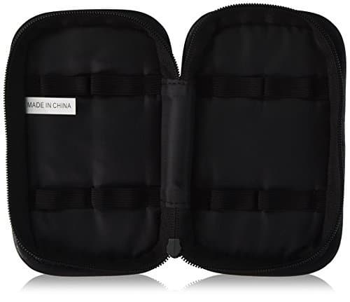 8-Bottle Essential Oil Roll-Ons Pocket Presenter Case 5-15ml - Black by TheraPure Health Essentials