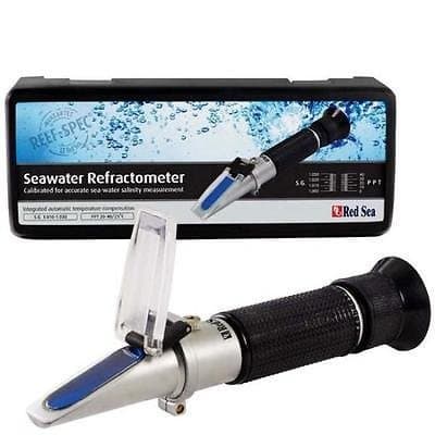 SEAWATER REFRACTOMETER AQUARIUM SALINITY SALTWATER TESTING HYDROMETER - RED SEA