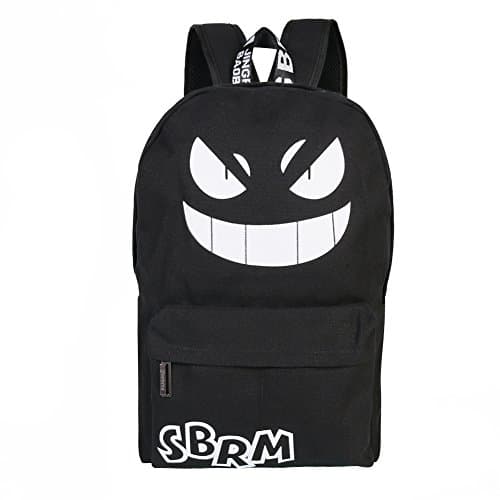 Mysj Canvas Casual Backpack School Bag BookbagsTravel Daypack