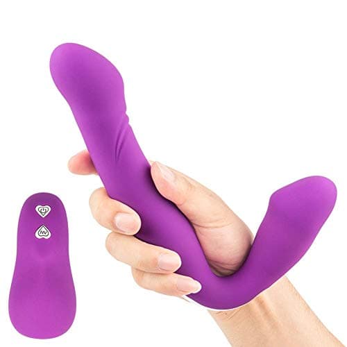 CEERR Soft and Charming Wireless Remote viberate, USB Charging Ladies Waterproof Toy, Couple Gift, Magic Wand Toy, 10 Frequency Vibration, Personal Health Massage