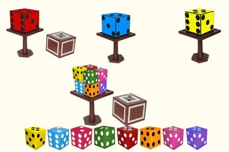 Tora Split Dice (Wooden Living Room Version)