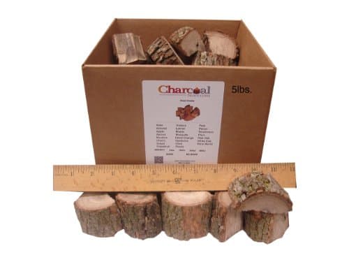 CharcoalStore Persimmon Smoking Wood Chunks - Bark (5 Pounds)