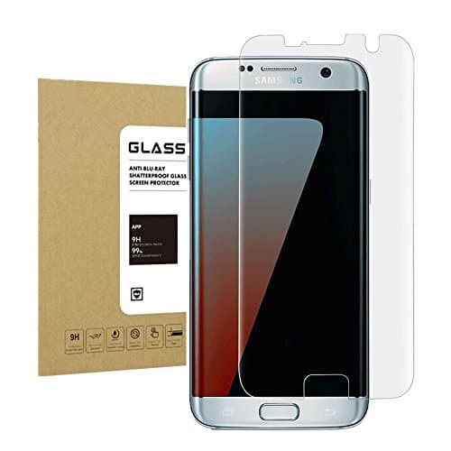 Galaxy S7 Edge Tempered Screen Protector Thierfy [Bubble-Free][Anti-Scratch] 9H Hardness[Scratch Resistant] HD Clear Film Screen Protector for Samsung Galaxy S7 EDGE Clear