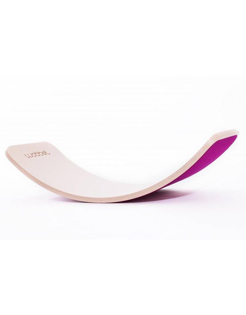 Wobbel Original linnen / whitewash vilt framboos