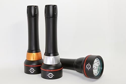 liaoshan-Scuba Diving Light Led Dive Torch Underwater Flashlight Waterproof 492ft 150meter 3000lm 3pcs Cree Xml2 U2 Led Magnetic Ring Switch One Mode On/Off (Pack or 1) (Torch+Lanyard)