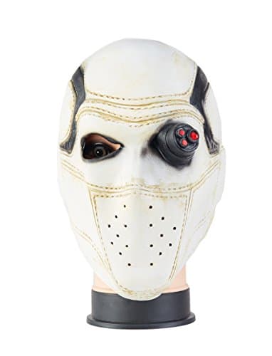 Deadshot Mask Replica Will Smith Mask with LED Light Eye
