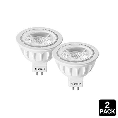 MR16 LED Light Bulbs 5W GU5.3 LED Spotlight Light, 50W Equivalent Halogen Bulbs, 4000K Neutral White AC/DC 12V, 40 Degree, 90% Energy Saving, 5 Years Warranty 2 Packs by Signreen