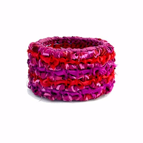 Color Crazy Locker Hooked Bracelet Kit (Garnets & Rubies)