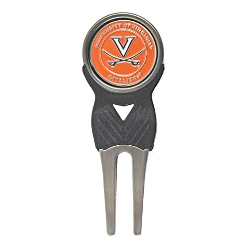 Waggle Pro Shop Virginia Cavaliers (UVA) Divot Tool with Double Sided Golf Ball Marker