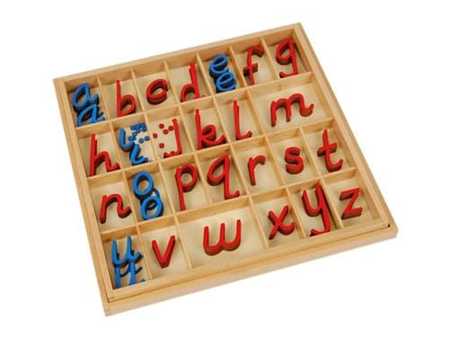 Montessori D Nealian Movable Alphabets w/ Box by Kid Advance