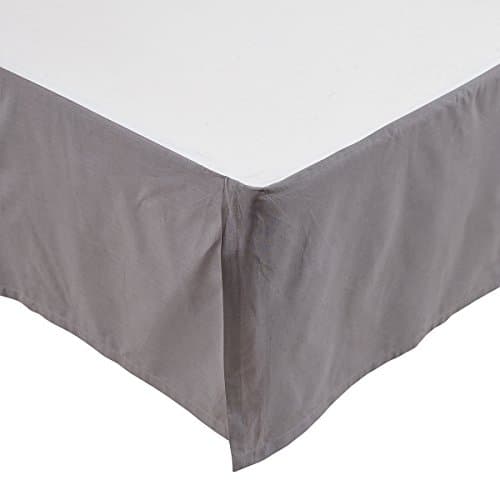 Rochelle Grey King Bed Skirt 78x80x16