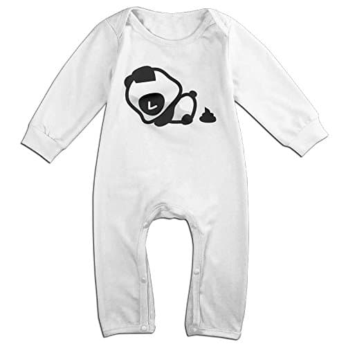 Pooping Panda Baby Onesie Romper Jumpsuit Bodysuits