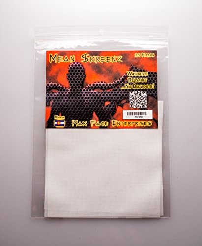 Mean Skreenz, Essential Oil Filter: White, 5 In. Silk-screen , 3 Pack (100 Micron)