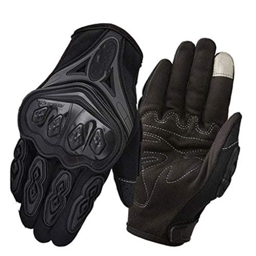 Summer Motorcycle Gloves Thin Section Breathable Four Seasons Riding Motorcycle Rider Anti-Fall Off-Road Racing Gloves Pair CQOZ (Color : D, Size : 21cm×8.5cm)
