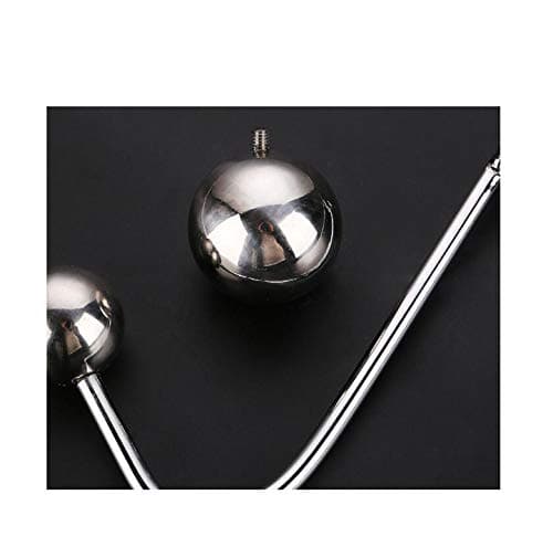 Lock Stainless Steel 40 * 50Mm Replaceable Anale Hook Metal Ball Toys Men Women 2 Balls,Big Waterproof Vibreadors Rechargeable