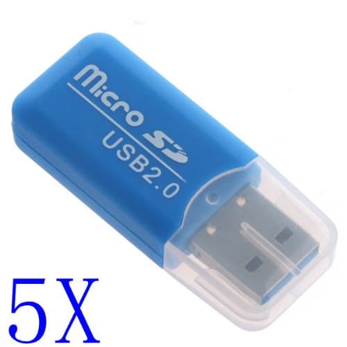 5 X Bolian 2.0 USB Card Reader TF Card Memory Stick Card.