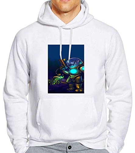 Space CatUnisex Hoodies White 3XL