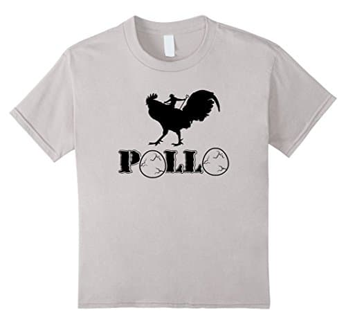 Kids Farmer t-shirt , Pollo 12 Silver