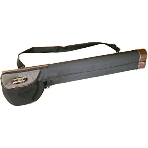 MOUNTAIN CORK 56" PLATINUM DOUBLE FLY ROD AND REEL CASE BLACK 2.5-15X56-7A-59514