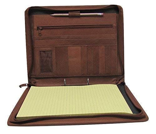 Brown Leather Presentation A4 Folder Portfolio H0100/ 2 Ring Organiser (No Personalisation)