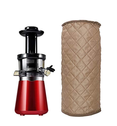 Quilted Blender Dust Cover, 16.5"x7.8" Polyester Cotton Blender Appliance Cover, Kitchen & Dining Small Appliance Dust and Fingerprint Protection