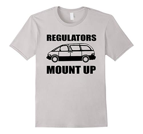 Men's REGULATORS MOUNT UP T-SHIRT XL Silver