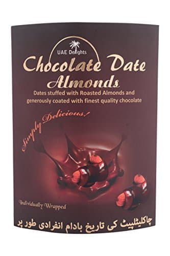 Uae Delights 1 Chocolate Date Almonds - 140 Grams