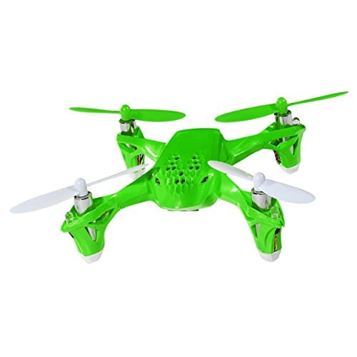 Hubsan H108 2.4G 4CH RC Quadcopter GREEN includes Bonus Black Rubber Feet & Blades (As shown)