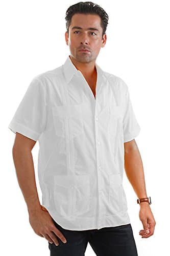 Men's Short Sleeve Guayabera Shirt