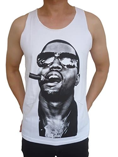 TheLegendTshirt Men's Kanye West Tank Tops (Medium)