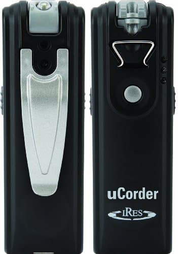 uCorder IRDC250 Wearable Video Camera / Recorder with 2 GB Built-in Memory plus PC Webcam (Black)