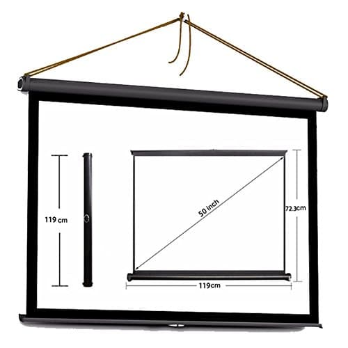 Home Care Wholesale® Projector HD Screen Portable Folding Table Screen for Home Theatre/Office/Cinema