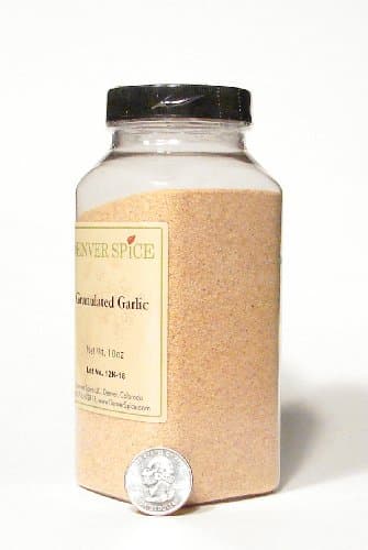 Garlic, Granulated-Large Clear Easy Grip Jar