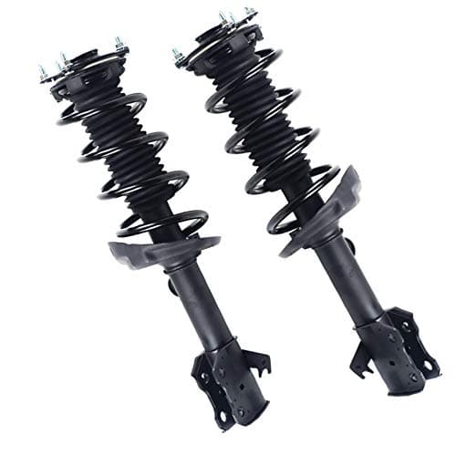 Front Left Complete Struts Assembly Gas Shock Absorbers with Suspension Strut Spring Strut Top Mounting Dust Cover