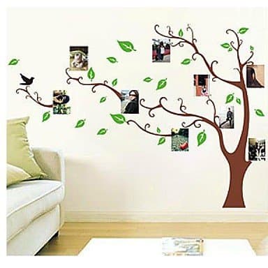 Photo Tree Fram Family Memory Tree Wall Decal Decorative Removable Pvc Wall Sticker