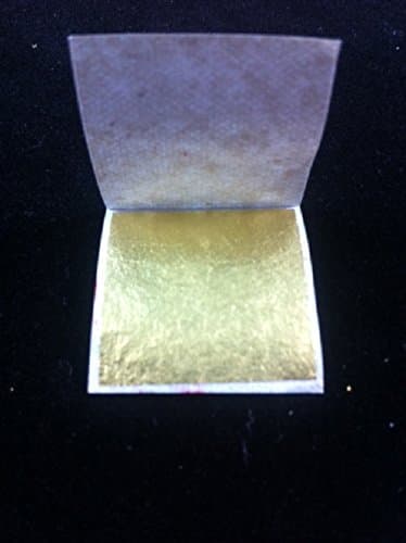 50 Sheets Gold Leaf 24k 100 % Amulet Spa Face Mask Pure Gilding Golden Foil Thai