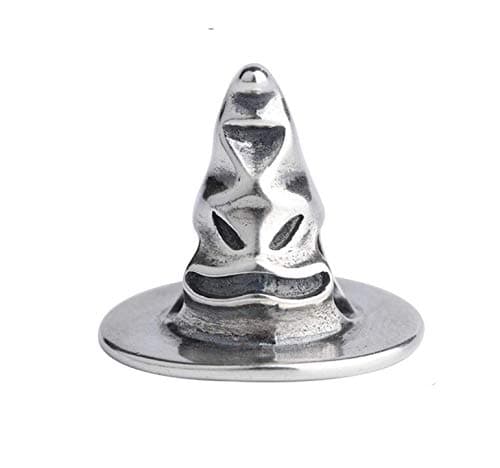 Sorting Hat 925 Sterling Silver personalized oxidation hat Charm beads Fit original bracelet pendant Jewellery making gift