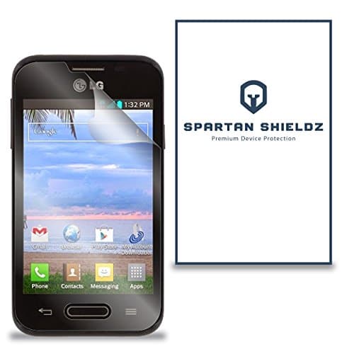 6X - Spartan Shield Premium HD Screen Protector For LG Optimus Fuel L34C - 6X